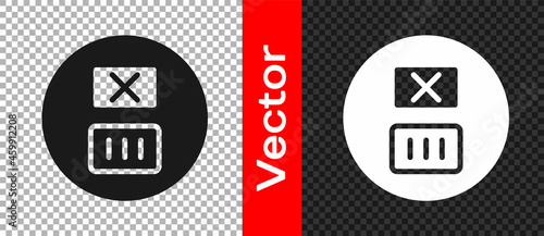 Black Washing under 90 degrees celsius icon isolated on transparent background. Temperature wash. Vector