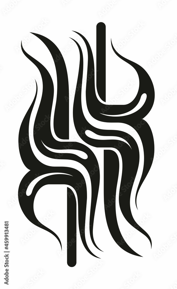 Tattoo tribal abstract element, black arm shoulder tattoo fantasy pattern vector, sketch art design Tattoo tribal abstract element, black arm shoulder tattoo fantasy pattern vector, sketch art design