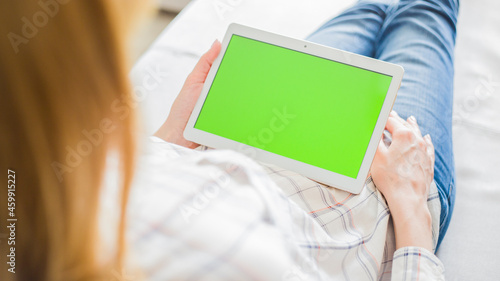 person holding a tablet computer