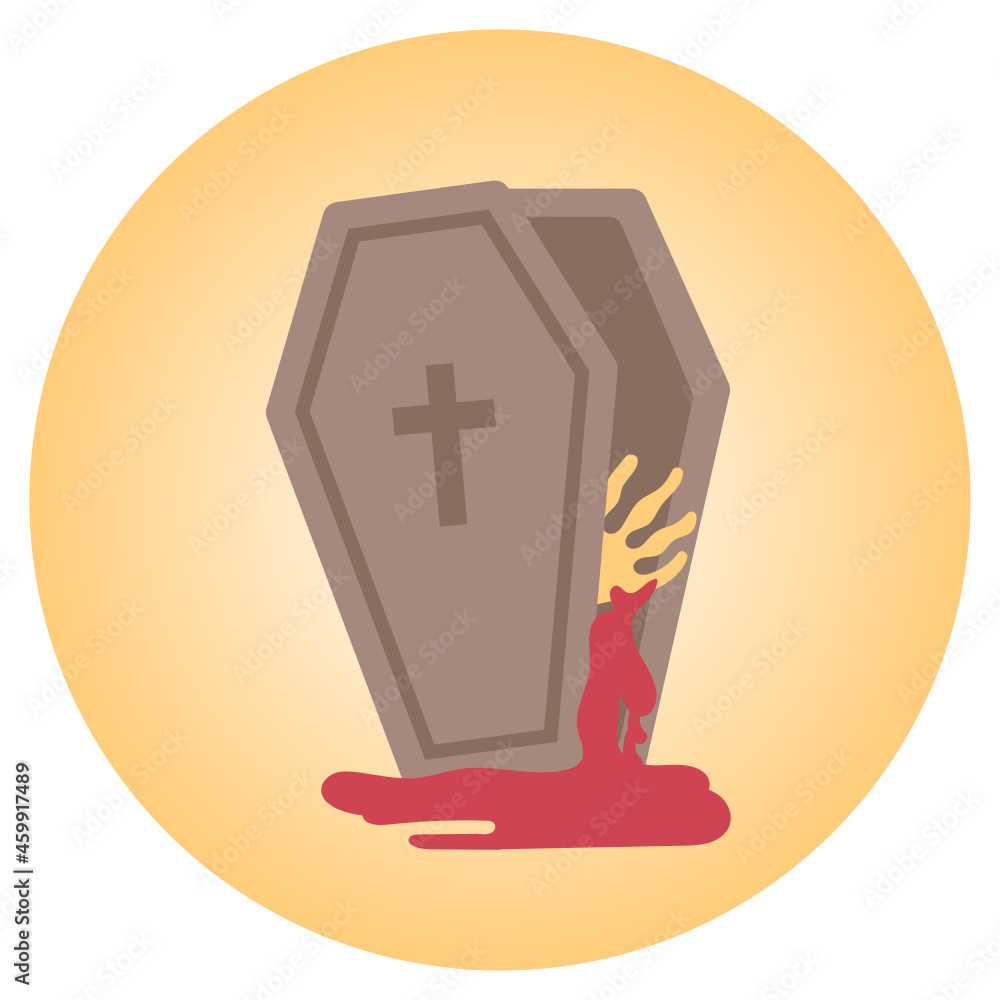 Horror Cemetery Zone stock illustration, Rest in Peace Dracula Hand and Spiling the Blood Vector Icon Design, Halloween Symbol on White background, Vampire funeral Concept, Horror Cemetery Zone stock illustration, Rest in Peace Dracula Hand and Spiling the Blood Vector Icon Design, Halloween Symbol on White background, Vampire funeral Concept,