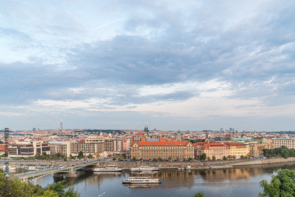 Prague city view