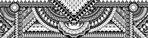 Abstract Polynesian ethnic pattern