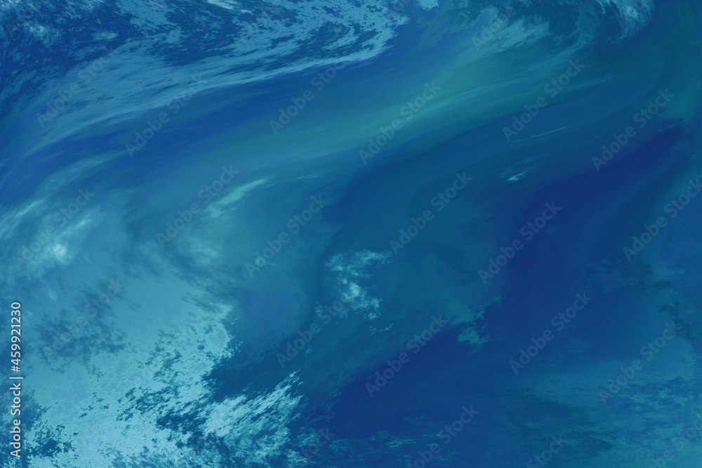 Fototapeta premium Liquid abstract marble painting background. Soft color background. beautiful background. with blue, greeen, orange, yellow and black color background.