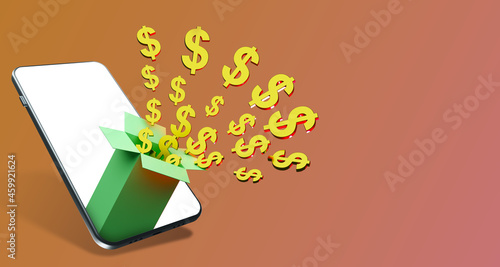 Money prize. Surprise box i...