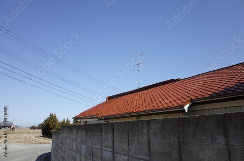 Wallpaper Mural roof of the house Torontodigital.ca