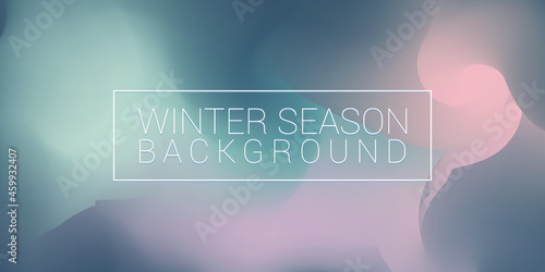 Winter Vibes Color Oil Painting Blur Artistic Texture Background. Wintry Season Acrylic Watercolor Artwork Backdrop Design Banner Template.