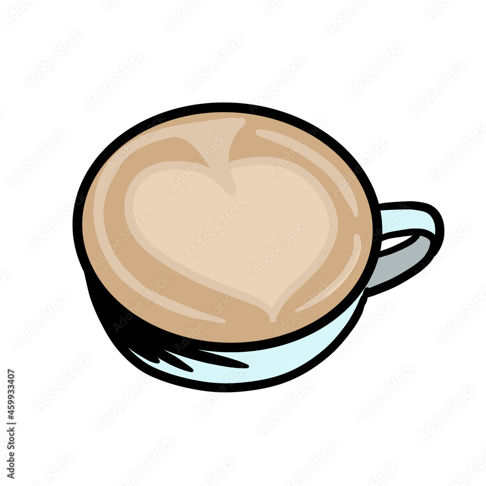 Coffee cup with heart Coffee cup with heart