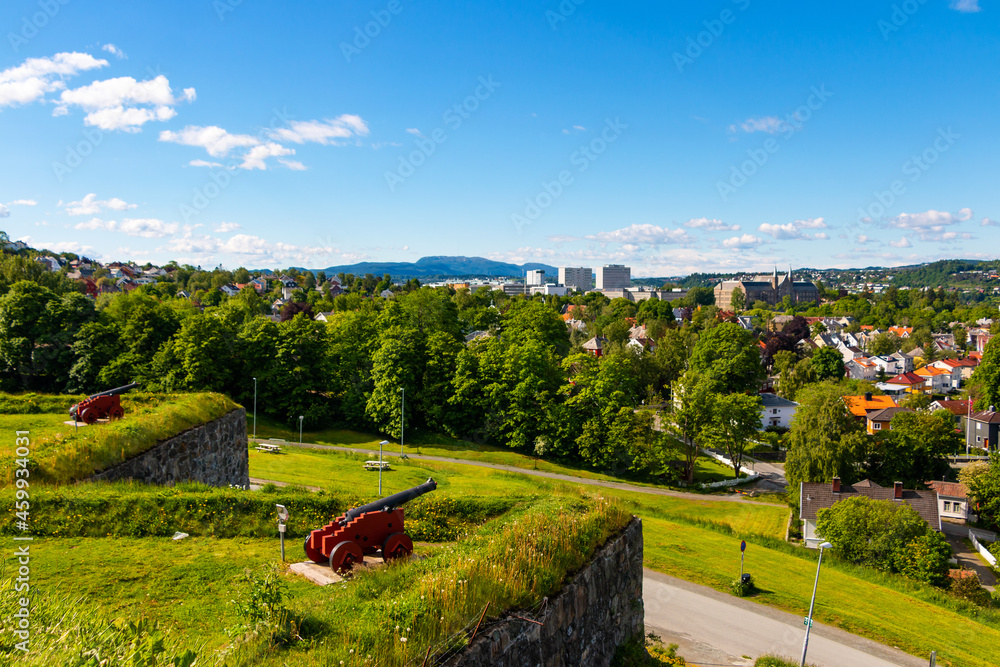 Kristiansten Fortress museum in Trondheim, Norway 