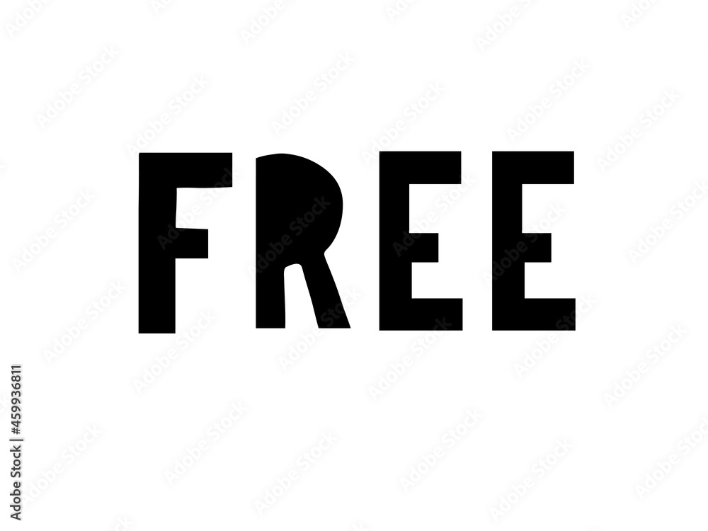 Fototapeta premium Free hand written lettering. Vector calligraphy font