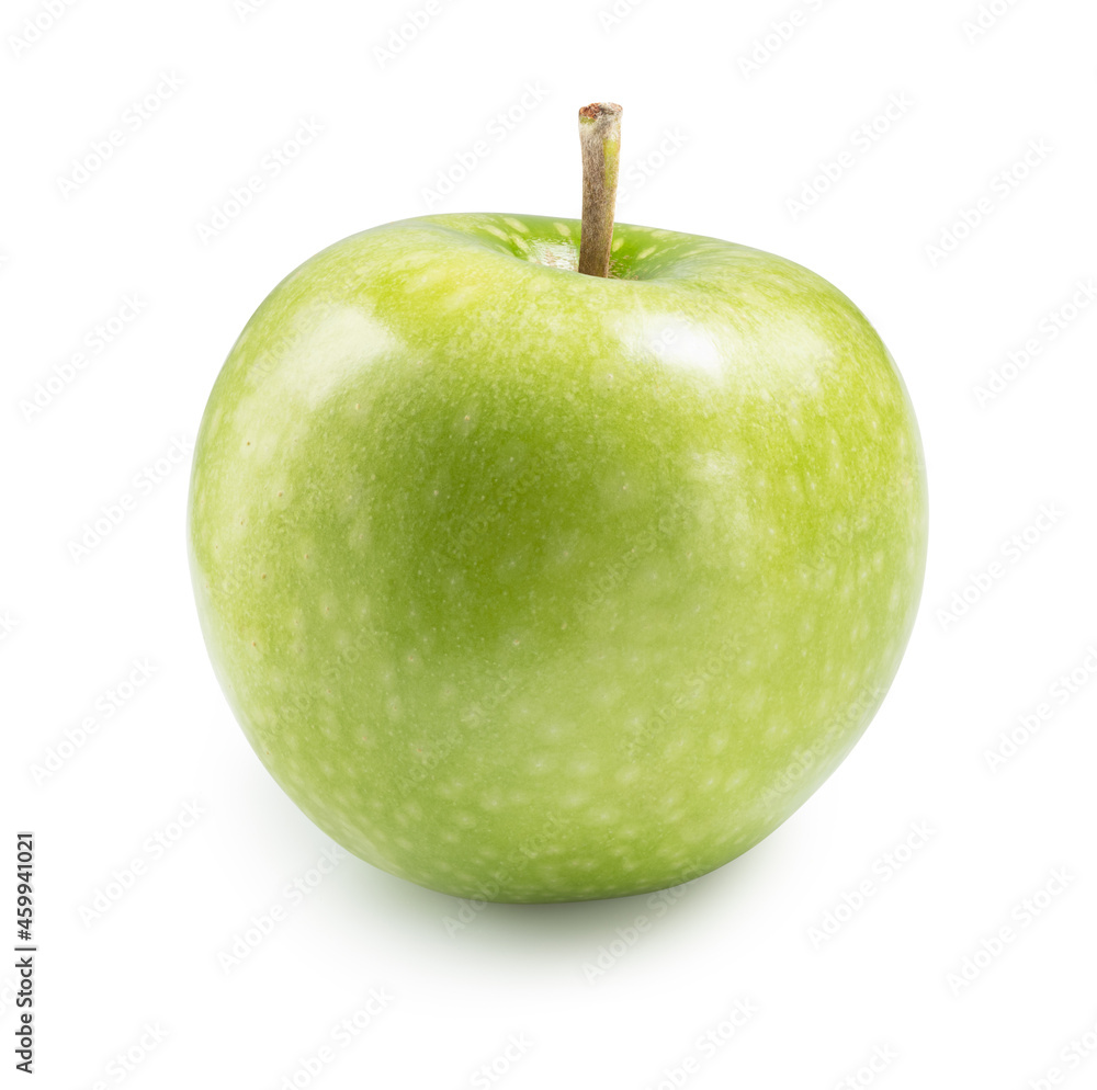 Green apple isolated on white background Green apple isolated on white background