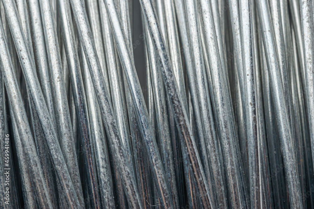 Steel wire coil macro metal Steel wire coil macro metal