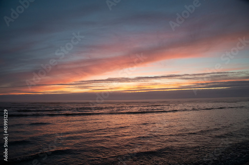 sunset at the beach