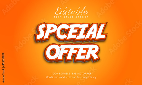 special offer Bold 3d Text Effect