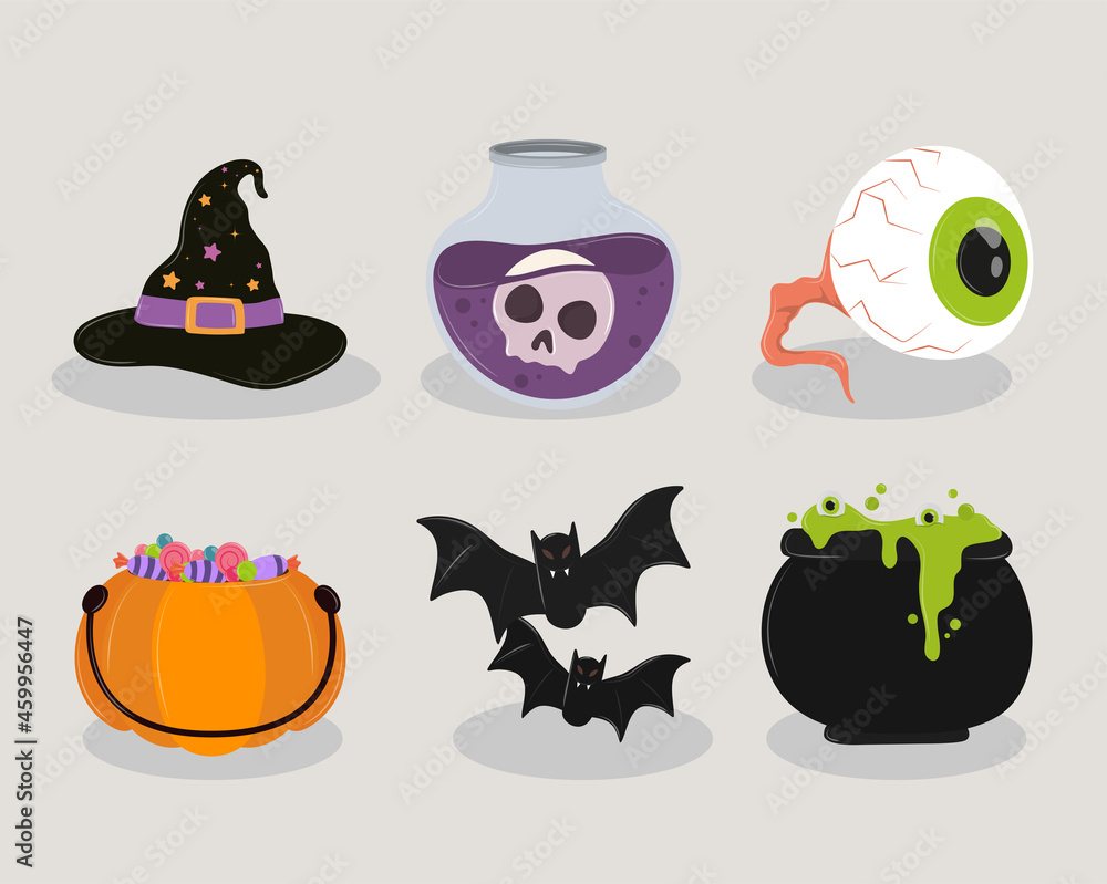 halloween party icons halloween party icons