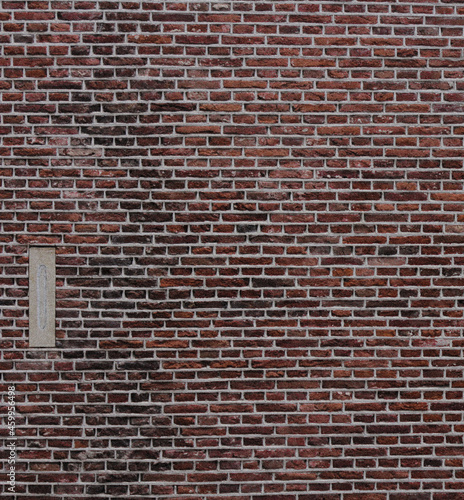 red brick wall