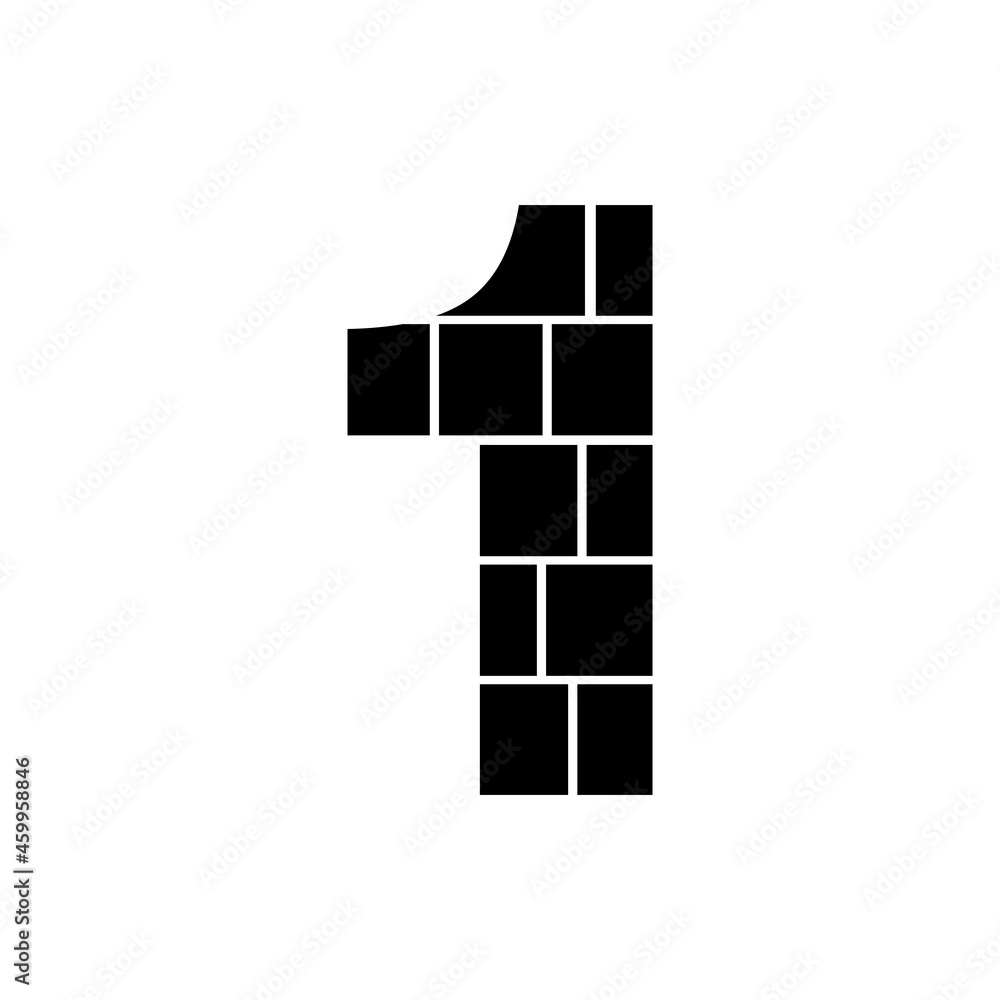 Number 1 mask area. Number photo collage frames template. Family photo collage frames template for interior design. Smooth square, horizontal and vertical form. Number 1 mask area. Number photo collage frames template. Family photo collage frames template for interior design. Smooth square, horizontal and vertical form.