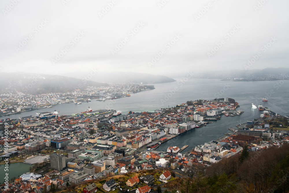 Scenic view of the City of Bergen