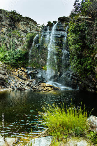 waterfall in Serra do Cipó, State of Minas Gerais, Brazil