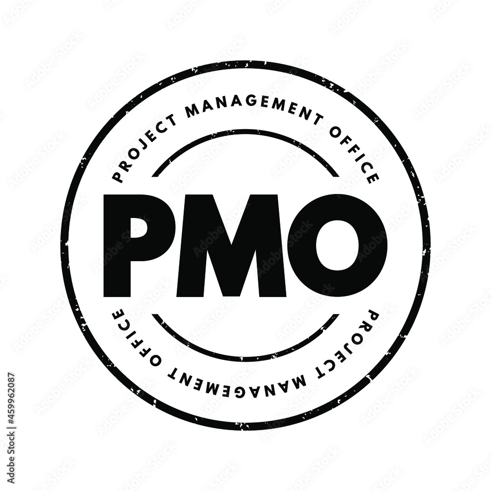 PMO - Project Management Office acronym, business concept background PMO - Project Management Office acronym, business concept background