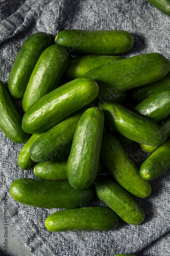 Raw Green Organic Mini Cucumbers