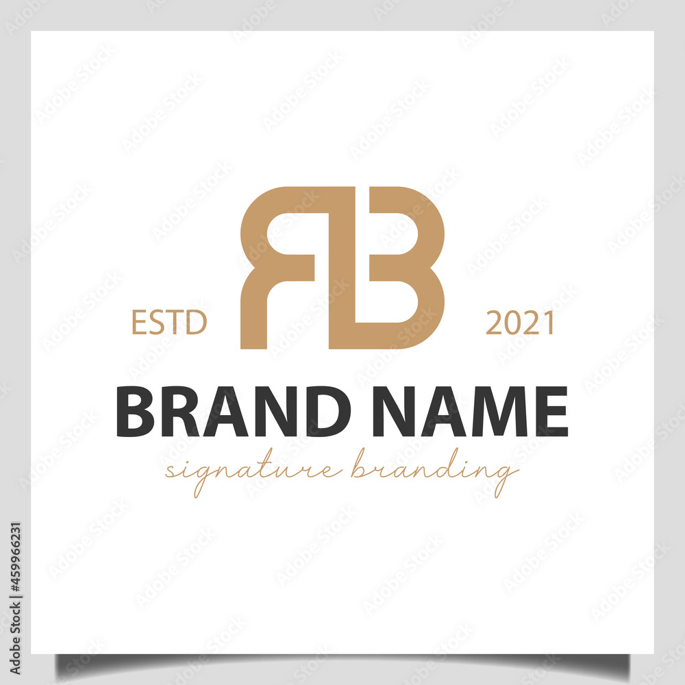 initial letter R with B brand mark, sign , corporate identity logo design initial letter R with B brand mark, sign , corporate identity logo design