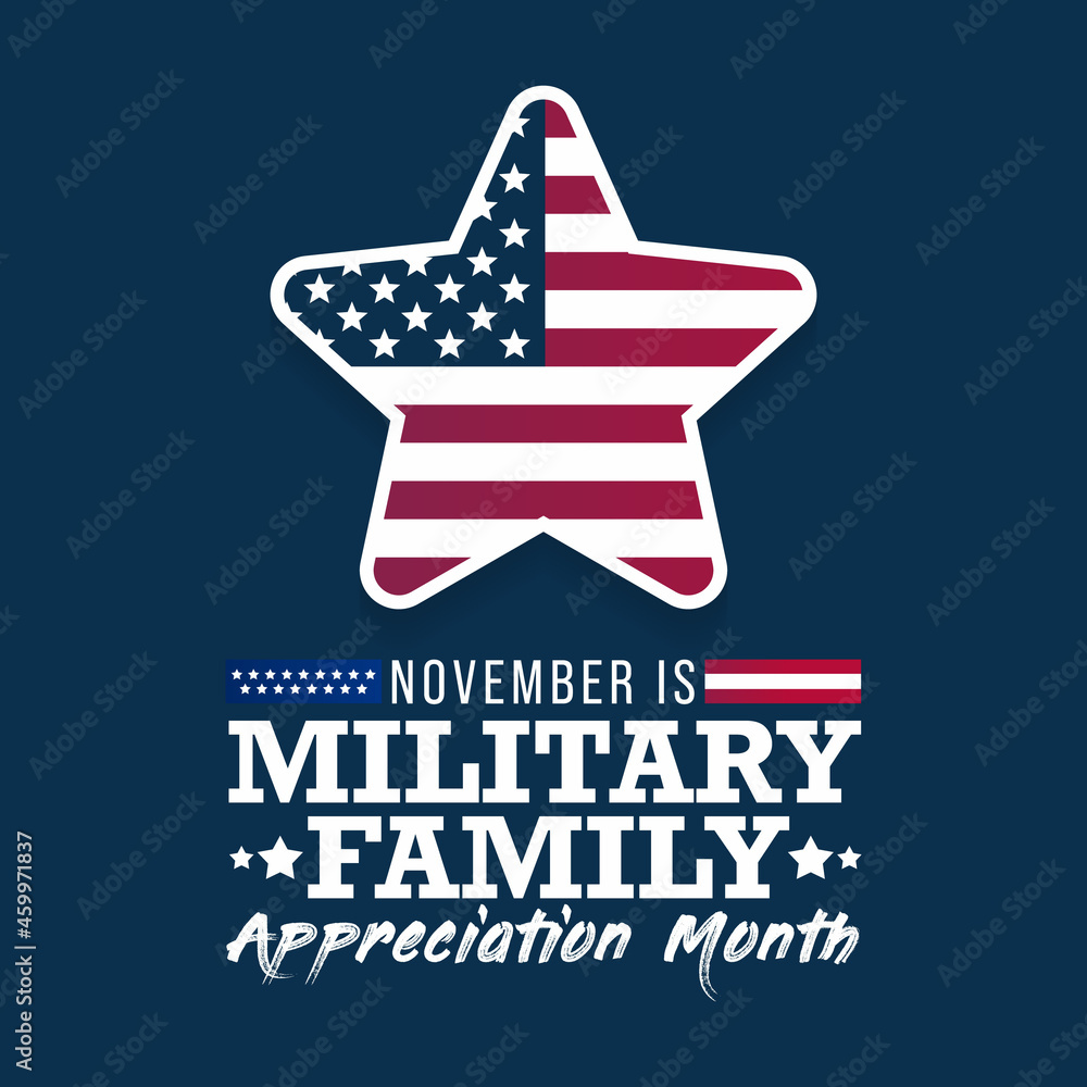 Military family appreciation month is observed every year in November, to honors and recognizes those unique sacrifices and challenges family members make in support of their loved ones in uniform. Military family appreciation month is observed every year in November, to honors and recognizes those unique sacrifices and challenges family members make in support of their loved ones in uniform.