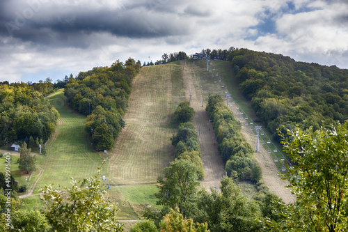 skigebiet im herbst photo