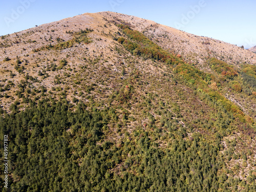 Amazing Autumn Landscape of Lyubash mountain, Bulgaria photo