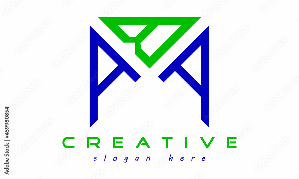 geometric monogram letters ABA logo design vector, business logo, icon shape logo, rectangle squire polygon letters modern unique minimalist creative logo design, vector template geometric monogram letters ABA logo design vector, business logo, icon shape logo, rectangle squire polygon letters modern unique minimalist creative logo design, vector template