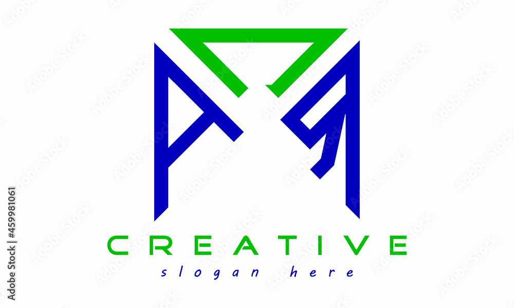 geometric monogram letters ACR logo design vector, business logo, icon shape logo, rectangle squire polygon letters modern unique minimalist creative logo design, vector template geometric monogram letters ACR logo design vector, business logo, icon shape logo, rectangle squire polygon letters modern unique minimalist creative logo design, vector template