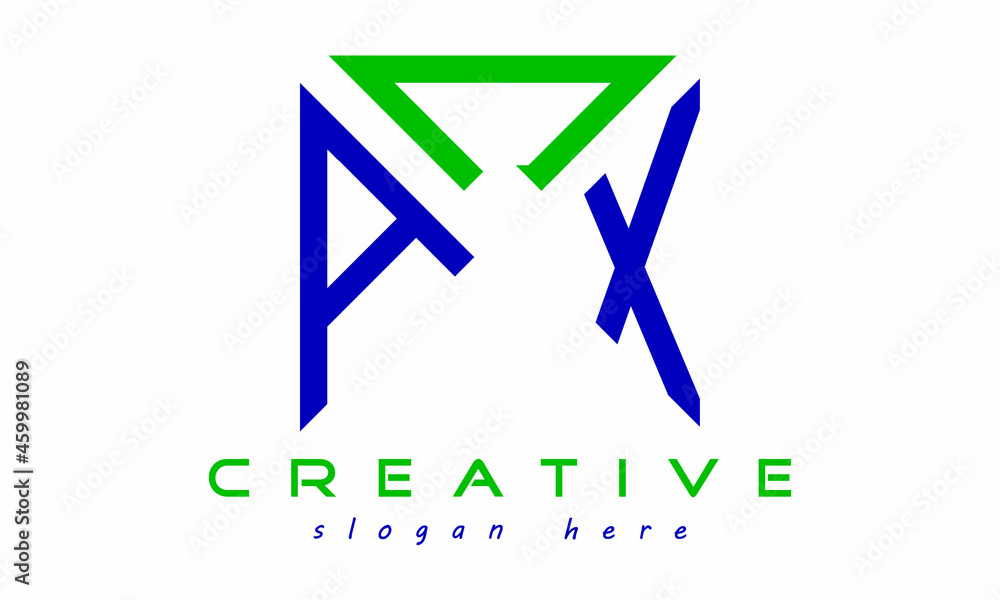 geometric monogram letters ACX logo design vector, business logo, icon shape logo, rectangle squire polygon letters modern unique minimalist creative logo design, vector template geometric monogram letters ACX logo design vector, business logo, icon shape logo, rectangle squire polygon letters modern unique minimalist creative logo design, vector template