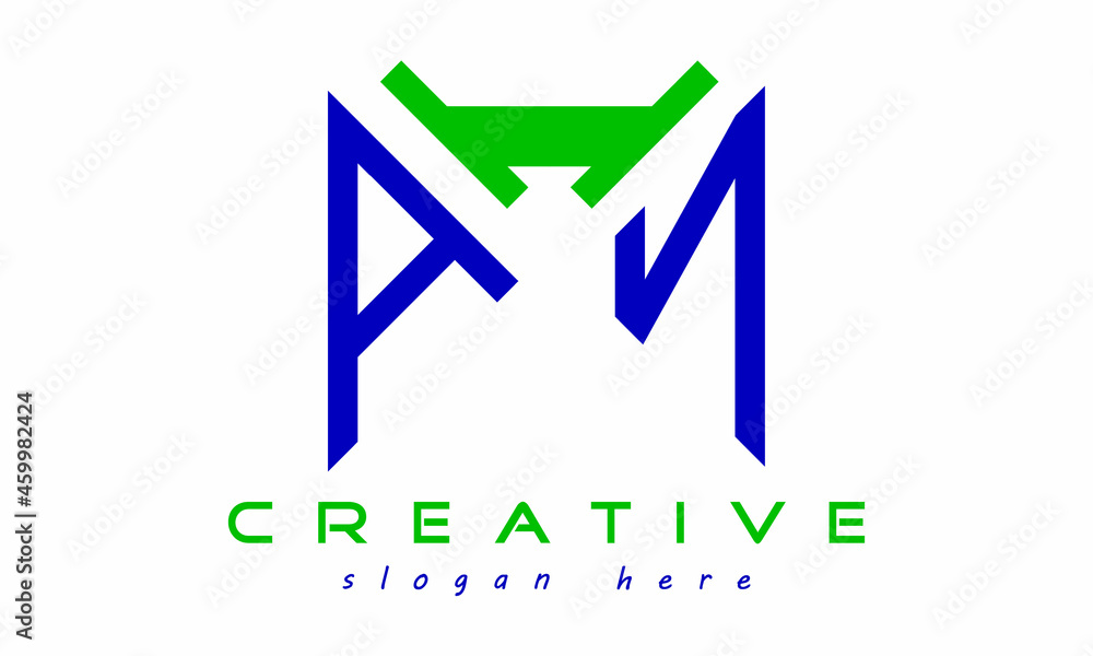 geometric monogram letters AIN logo design vector, business logo, icon shape logo, rectangle squire polygon letters modern unique minimalist creative logo design, vector template geometric monogram letters AIN logo design vector, business logo, icon shape logo, rectangle squire polygon letters modern unique minimalist creative logo design, vector template