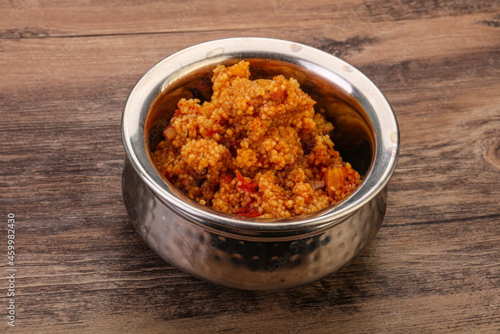 Couscos with tomato and chicken Couscos with tomato and chicken