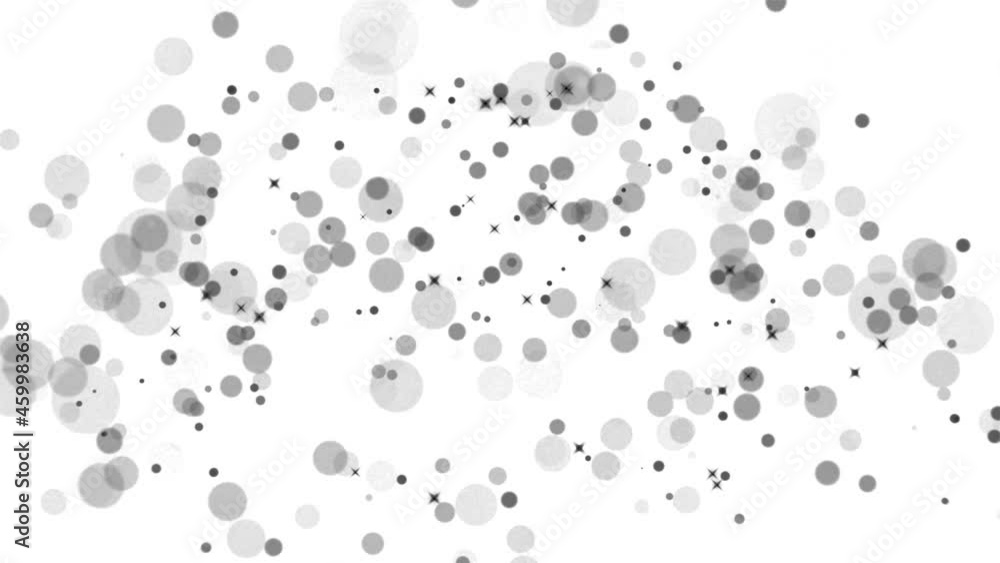 Abstrakte 3D Grafik Animation mit Punkten oder Partikel - Loop