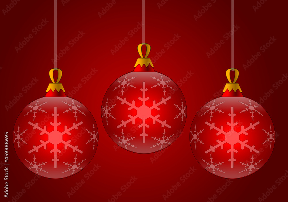Fondo y bolas de navidad rojas. Fondo y bolas de navidad rojas.