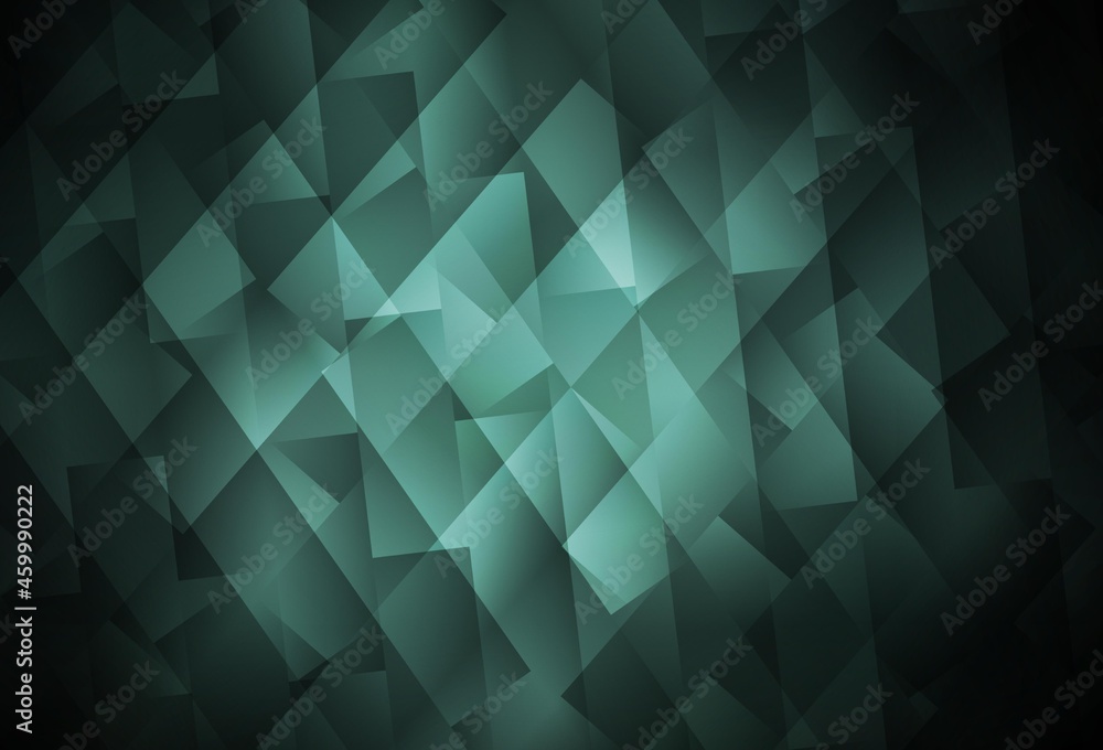 Dark Green vector background with rectangles. Dark Green vector background with rectangles.