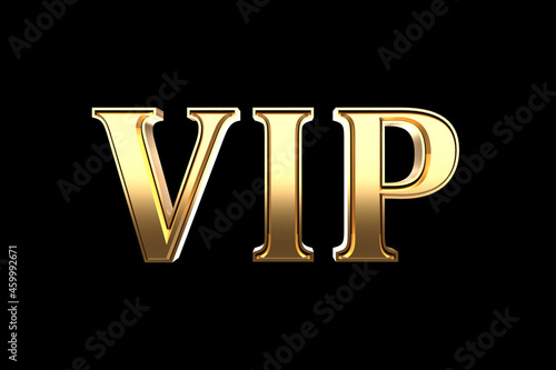 3d golden text with reflection