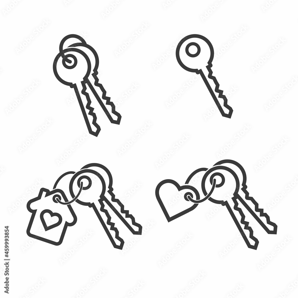 Key vector icon for graphic and web design. Key vector icon for graphic and web design.
