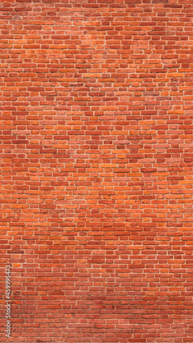 Solid old brick wall as background and texture