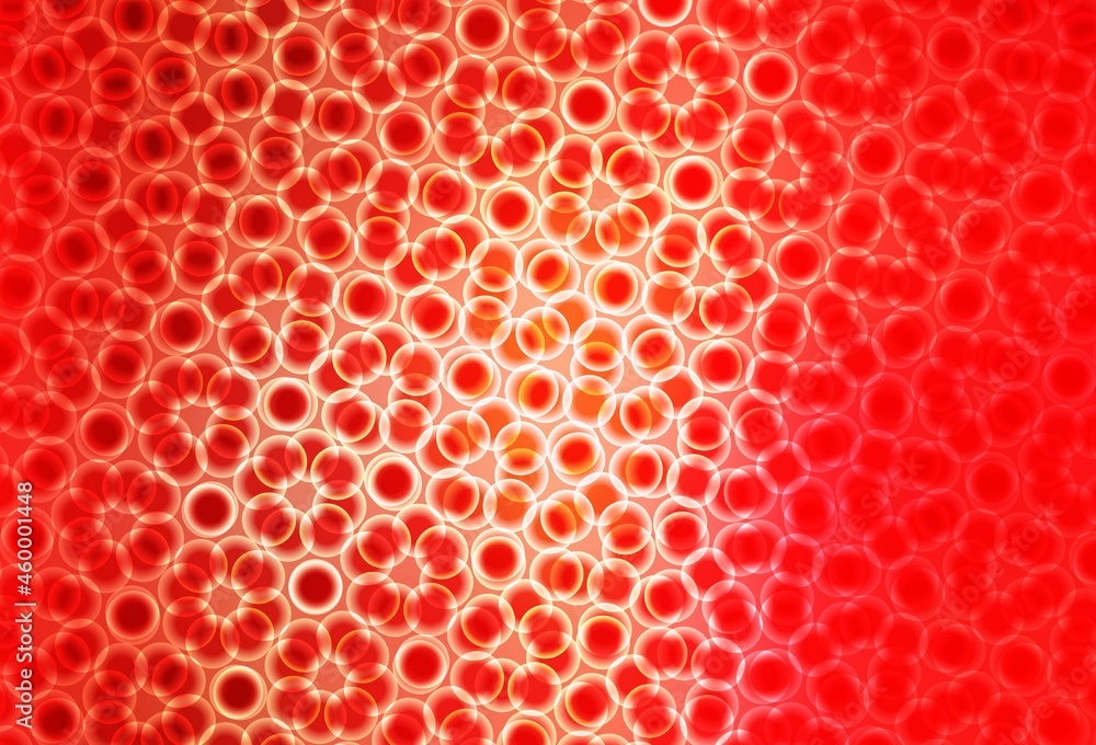 Obraz premium Light Red vector template with circles.