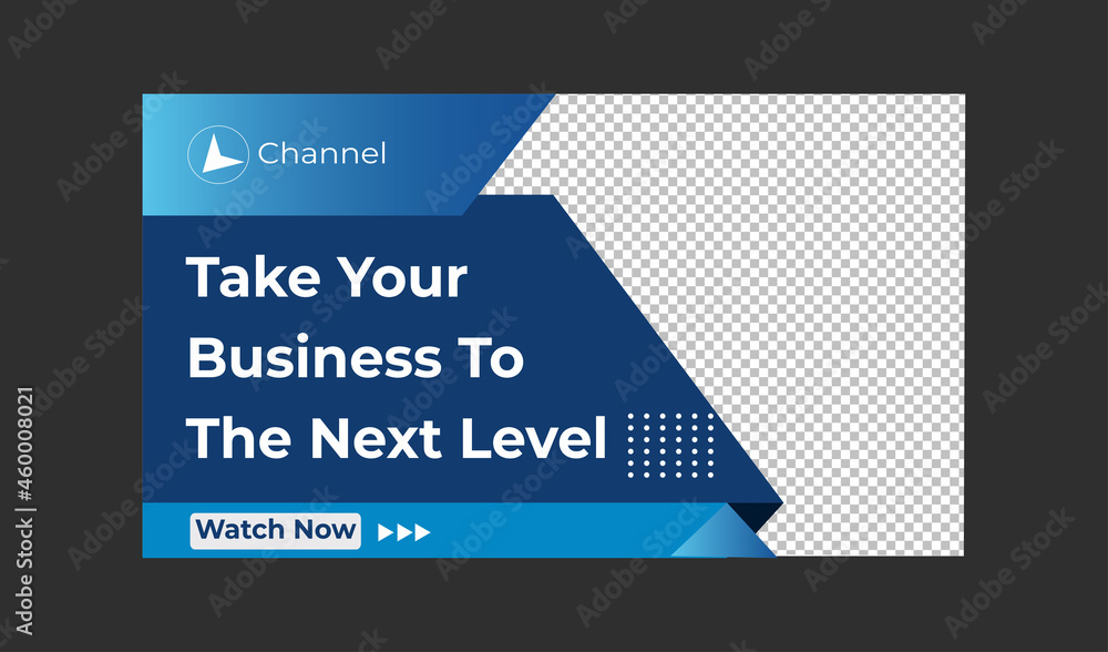 Fototapeta premium youtube thumbnails template vector design Editable