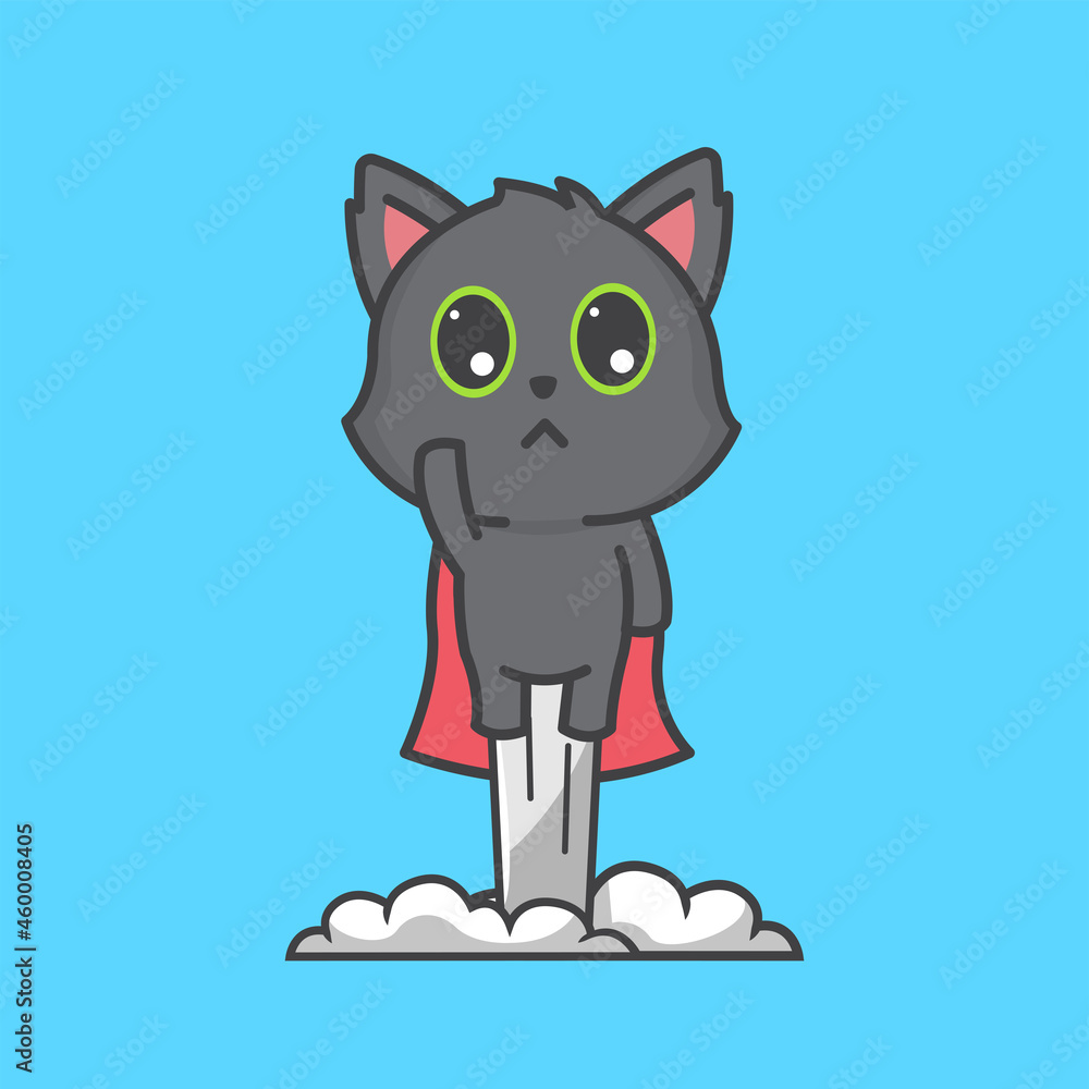 Cute black cat Cute black cat