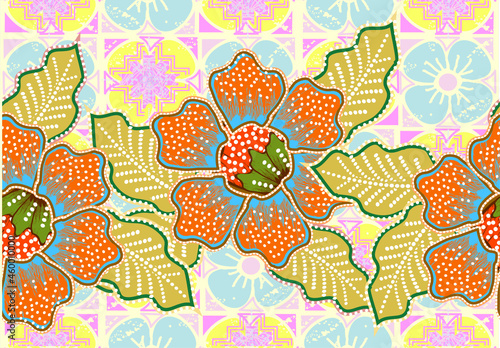 Indonesian batik motifs with very distinctive patterns. exclusive backgrounds. Vector Eps 10