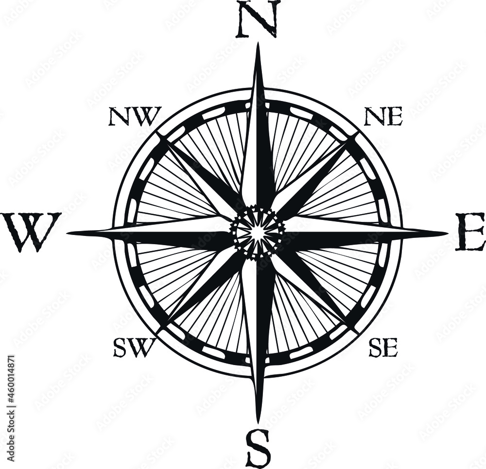 Old naval compass