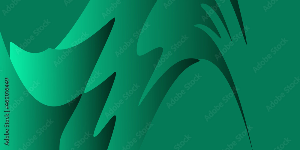 Abstract fluid green background Abstract fluid green background