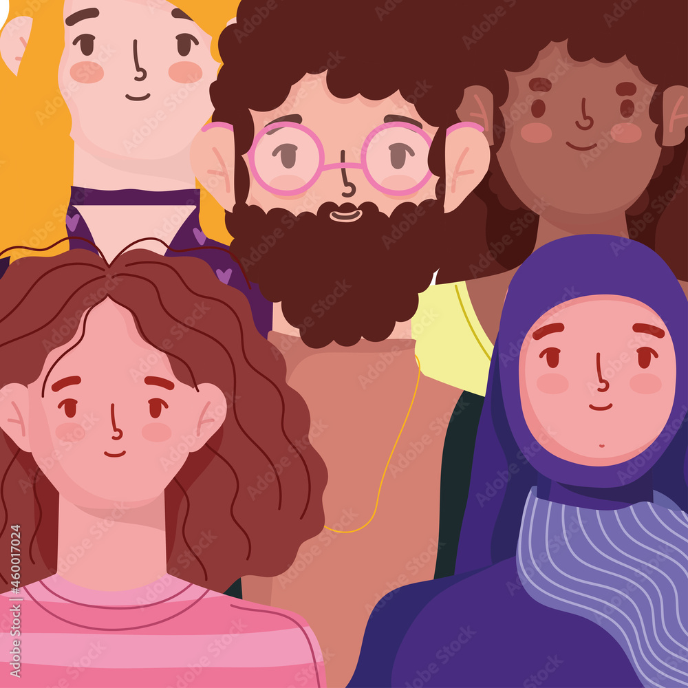 group of diverse people group of diverse people