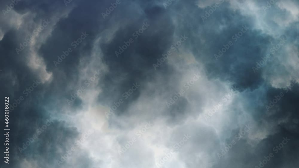 4k lightning flashes and dark clouds moving in the sky, thunderstorm. 4k lightning flashes and dark clouds moving in the sky, thunderstorm.