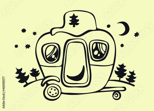 Jolly campers campsite sign