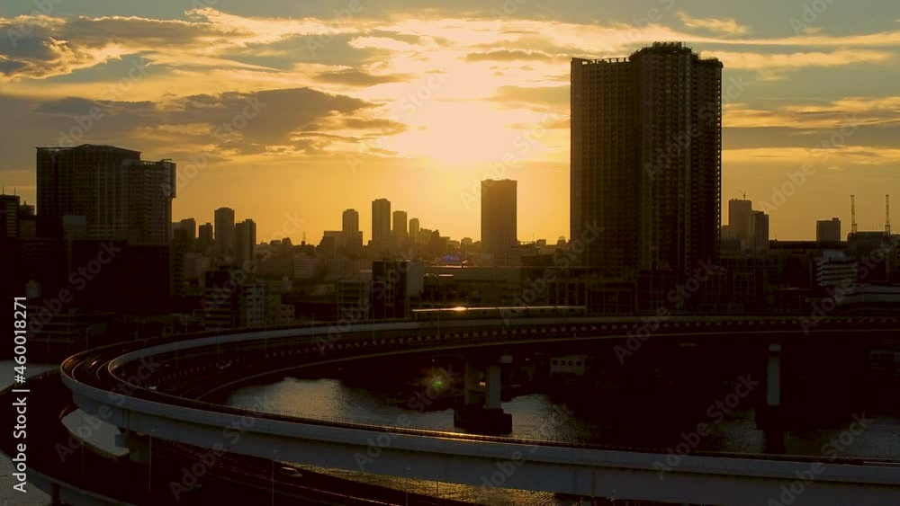 The aerial view of Tokyo The aerial view of Tokyo