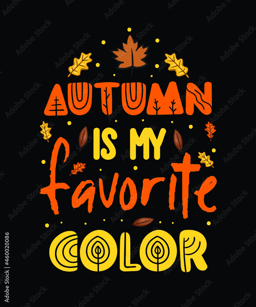 Obraz premium Thanksgiving t-shirt design. Fall t-shirt design.Autumn typography t-shirt design.